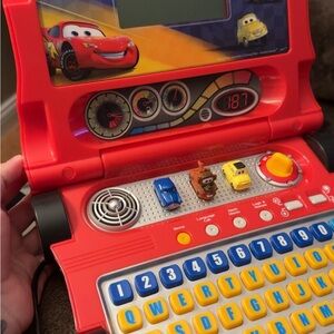 Disney Cars Red Kids Learning Laptop Toy
